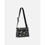 Marimekko Borsa a tracolla Neat Crossbody Unikko Small, nero - kaki