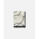 Marimekko Serviette pour invité Piirto Unikko, 30 x 50 cm, ivoire - noir