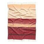 Marimekko Sel?nne throw, 130 x 170 cm, burgundy - off-white - peach, extra image