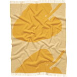 Marimekko Couverture Valkea Yö, 140 x 170 cm, caramel - crème - orange chaud, image extra