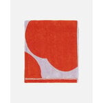 Marimekko Asciugamano da bagno Iso Unikko, 100 x 180 cm, blu lilla - rosso arancio, vista 2