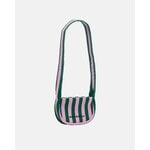 Marimekko Knitted Crossbody Merirosvo bag, pink - dark green, extra image