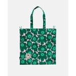 Marimekko Metka Mini Unikko Kioski olkalaukku, tummanvihreä - pinkki - vihreä, tuotteen lisäkuva