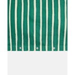 Marimekko Iso Piccolo pussilakana, 150 x 210 cm, luonnonvalkoinen - smaragdi, tuotteen lisäkuva