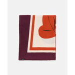 Marimekko Tovaglia Kukasta kukkaan, 140 x 140 cm, hay - prugna - bronzo - terracotta, vista 2
