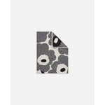 Marimekko Unikko asciugamano per le mani, 50 x 70 cm, bianco sporco - mirtillo, vista 2