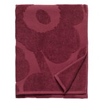 Marimekko Serviette de bain Unikko Solid, 70 x 150 cm, bordeaux, image extra