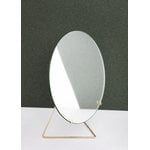 Moebe Standing mirror 20 cm, brass 