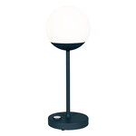 Fermob Lampe de table Mooon! Max, 41 cm, bleu Acapulco