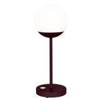 Fermob Mooon! Max table lamp, 41 cm, black cherry