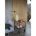 Muuto Flow Servierwagen, 2 Ebenen, Blaugrau