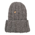 Myssyfarmi Muffi KnitKit for beanie, Kivi, nat stone grey