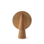 Wooden Kuvastin mirror, medium, brown, view 4