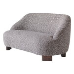 &Tradition Margas LC3 2-seater sofa, walnut - Zero 0011