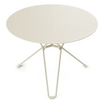 Massproductions Tio table, 60 cm, low, ivory