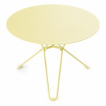 Massproductions Tio pöytä, 60 cm, matala, march yellow