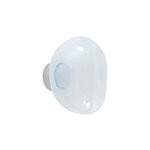 Tom Dixon Melt Surface Mini LED seinävalaisin, opaali - hopea, tuotteen lisäkuva