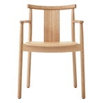 Audo Copenhagen Merkur dining chair with armrest, oak