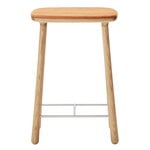 Møbel Copenhagen Cuba Barhocker, 66 cm, Eiche geölt - Sandfarbenes Leder, extrabild