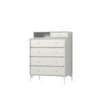 Montana Furniture Keep chest of drawers, Snow legs - 09 Nordic
