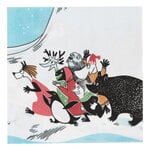 Iittala Moomin paper napkin, 33 cm, Ski Jumping, extra image