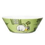 Arabia Moomin bowl, Moomintroll, grass green