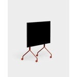 Pedestal Moon Rollin' TV stand, burnin red, view 6