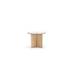 Karimoku Case N-ST01 side table, 50 x 50 cm, lacquered oak - marble, extra image