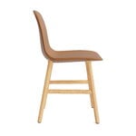 Normann Copenhagen Sedia Form, rovere - pelle Ultra brandy, vista 2
