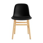 Normann Copenhagen Sedia Form, rovere - pelle Ultra nera, vista 2
