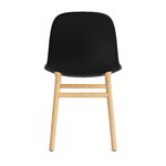 Normann Copenhagen Sedia Form, rovere - pelle Ultra nera, vista 3