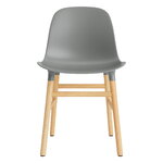 Normann Copenhagen Sedia Form, grigio - rovere, vista 3