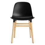 Normann Copenhagen Sedia Form, nero - rovere, vista 2