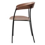 New Works Missing armchair, lacquered walnut - black
