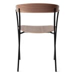 New Works Missing armchair, lacquered walnut - black