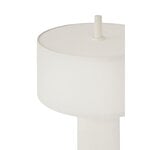 New Works Margin portable table lamp, white canvas, extra image