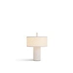 New Works Margin portable table lamp, white canvas, extra image