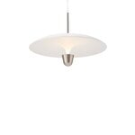 New Works Kantarell pendant lamp, 55 cm, nickel - white, extra image