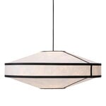 New Works Lampada a sospensione Kite, 75 cm, bianco - nero