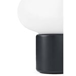 New Works Karl-Johan portable table lamp, cold black