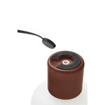 New Works Karl-Johan portable table lamp, earth red