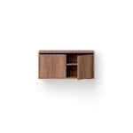 New Works New Works cabinet, low with doors, walnut, extra image