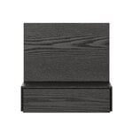 New Works Tana wall mounted nightstand, black stained oak, extra image