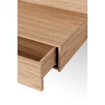 New Works Tana wall mounted desk, oak, extra image