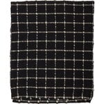 Anno Noki towel, 50 x 70 cm, 2 pcs, black - ecru