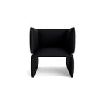 Normann Copenhagen Poltrona Fold, ecopelle Ultra nera