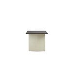 Normann Copenhagen Panel table, 90 x 200 cm, cream - dark brown, extra image