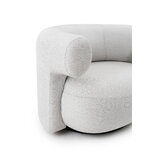 Normann Copenhagen Poltrona Burra Outdoor, girevole con ritorno, Savane Whisper, immagine extra