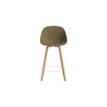Normann Copenhagen Mat baarituoli, 65 cm, pyökki - cream steel - seaweed, tuotteen lisäkuva