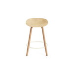 Normann Copenhagen Mat baarijakkara, 65 cm, pyökki - cream steel - hemp, tuotteen lisäkuva